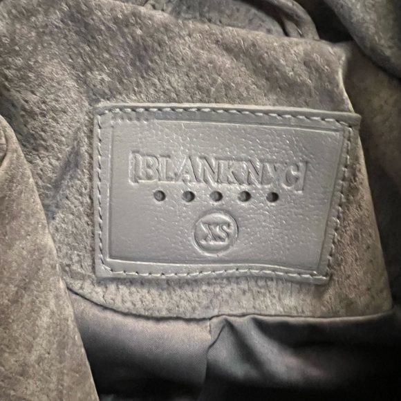 Blanknyc grey suede moto jacket - Picture 2 of 2